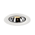 SLV LED Deckeneinbauleuchte NUMINOS� GIMBLE M, 3000K, 55�, Wei� / Chrom