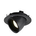 SLV LED Deckeneinbauleuchte NUMINOS� GIMBLE M, 4000K, 20�, Schwarz