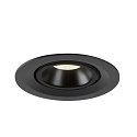 SLV LED Deckeneinbauleuchte NUMINOS� GIMBLE M, 4000K, 20�, Schwarz