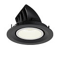 SLV LED Deckeneinbauleuchte NUMINOS� GIMBLE M, 4000K, 20�, Schwarz / Wei�
