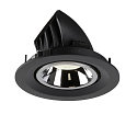 SLV LED Deckeneinbauleuchte NUMINOS� GIMBLE M, 4000K, 40�, Schwarz / Chrom