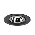 SLV LED Deckeneinbauleuchte NUMINOS� GIMBLE M, 4000K, 55�, Schwarz / Chrom