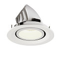 SLV LED Deckeneinbauleuchte NUMINOS� GIMBLE M, 4000K, 20�, wei�