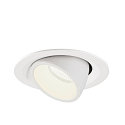 SLV LED Deckeneinbauleuchte NUMINOS� GIMBLE M, 4000K, 20�, wei�