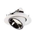 SLV LED Deckeneinbauleuchte NUMINOS� GIMBLE M, 4000K, 55�, Wei� / Chrom