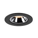 SLV LED Deckeneinbauleuchte NUMINOS� GIMBLE L, 2700K, 20�, Schwarz / Chrom