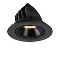 SLV LED Deckeneinbauleuchte NUMINOS� GIMBLE L, 2700K, 55�, Schwarz