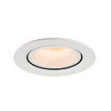 SLV LED Deckeneinbauleuchte NUMINOS� GIMBLE L, 2700K, 20�, Wei�