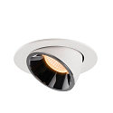 SLV LED Deckeneinbauleuchte NUMINOS� GIMBLE L, 2700K, 20�, Wei� / Chrom