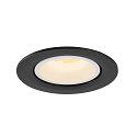 SLV LED Deckeneinbauleuchte NUMINOS� GIMBLE L, 3000K, 20�, Schwarz / Wei�