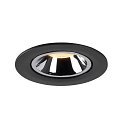 SLV LED Deckeneinbauleuchte NUMINOS� GIMBLE L, 3000K, 20�, Schwarz / Chrom