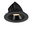 SLV LED Deckeneinbauleuchte NUMINOS� GIMBLE L, 3000K, 55�, Schwarz