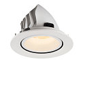 SLV LED Deckeneinbauleuchte NUMINOS� GIMBLE L, 3000K, 20�, Wei�