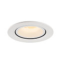 SLV LED Deckeneinbauleuchte NUMINOS� GIMBLE L, 3000K, 20�, Wei�