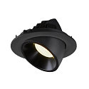 SLV LED Deckeneinbauleuchte NUMINOS� GIMBLE L, 4000K, 20�, Schwarz