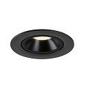 SLV LED Deckeneinbauleuchte NUMINOS� GIMBLE L, 4000K, 20�, Schwarz