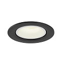 SLV LED Deckeneinbauleuchte NUMINOS� GIMBLE L, 4000K, 20�, Schwarz / Wei�
