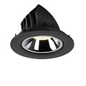 SLV LED Deckeneinbauleuchte NUMINOS� GIMBLE L, 4000K, 55�, Schwarz / Chrom