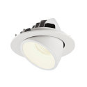 SLV LED Deckeneinbauleuchte NUMINOS� GIMBLE L, 4000K, 20�, Wei�