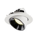 SLV LED Deckeneinbauleuchte NUMINOS� GIMBLE L, 4000K, 55�, Wei� / Chrom