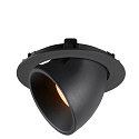 SLV LED Deckeneinbauleuchte NUMINOS� GIMBLE XL, 2700K, 40�, Schwarz