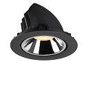 SLV LED Deckeneinbauleuchte NUMINOS� GIMBLE XL, 2700K, 40�, Schwarz / Chrom
