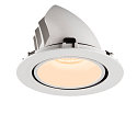 SLV LED Ceiling recessed luminaire NUMINOS� GIMBLE XL, 2700K, 20�, white