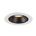 SLV LED Deckeneinbauleuchte NUMINOS� GIMBLE XL, 2700K, 40�, Wei� / Schwarz