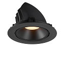 SLV LED Deckeneinbauleuchte NUMINOS� GIMBLE XL, 3000K, 55�, Schwarz