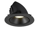 SLV LED Deckeneinbauleuchte NUMINOS� GIMBLE XL, 4000K, 20�, Schwarz