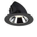 SLV LED Deckeneinbauleuchte NUMINOS� GIMBLE XL, 4000K, 40�, Schwarz / Chrom