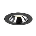 SLV LED Deckeneinbauleuchte NUMINOS� GIMBLE XL, 4000K, 40�, Schwarz / Chrom