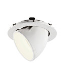 SLV LED Ceiling recessed luminaire NUMINOS� GIMBLE XL, 4000K, 55�, white