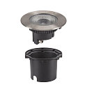 LED Floor recessed luminaire ROCCI 200 EL, round, 16W, 3000K, 120�, black