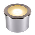LED Boden-Einbauleuchte DASAR FLAT 120, IP67/IP65 IIK08, � 12cm, befahrbar bis 5t, Edelstahl 304 / Glas, 7W 4000K 520lm