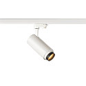 SLV 3-Phasen LED Strahler NUMINOS� ZOOM M, 230V / 500mA, CRi >90, fokussierbar, Phasen dimmbar, 20W 2700K 15�-60�, wei�