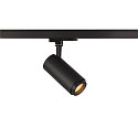 SLV LED 3-Phasen Strahler NUMINOS� ZOOM M, 230V / 500mA, CRi >90, fokussierbar, DALI dimmbar, 20W 2700K 15�-60�, schwarz