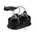 SLV Deckeneinbauleuchte HORN double QPAR51, 25W, schwarz