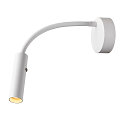 SLV LED Wandaufbauleuchte KARPO GOOSE, 5,8W, 3000K, 40�, wei�