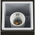 SLV Outdoor Stehleuchte GRAFIT, IP44, eckig, E27, anthrazit / Diffusor in Rauchglas-Optik, satiniert, 90cm