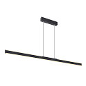 LED Pendelleuchte ONE LINEAR 140 PHASE UP/DOWN, 140cm, 900mA, 35W 2700/3000K 2855lm, CRi >90, dimmbar, schwarz