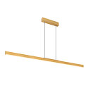 LED Pendelleuchte ONE LINEAR 140 PHASE UP/DOWN, 140cm, 900mA, 35W 2700/3000K 2855lm, CRi >90, dimmbar, messing