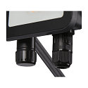 SLV LED Wand-/Deckenleuchte FLOODI S, 100�, 9,3W, 3000K, 1040lm, anthrazit/transparent