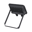 SLV LED Wand-/Deckenleuchte FLOODI M, 100�, 30W, 3000K, 2980lm, anthrazit/transparent