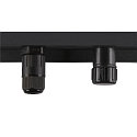 SLV LED Wand-/Deckenleuchte FLOODI M, 100�, 30W, 3000K, 2980lm, anthrazit/transparent