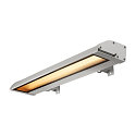 SLV LED Outdoor Wandleuchte VANO WING SP SHORT, 120�, 25W, 3000K, 1400lm, CRI80, grau
