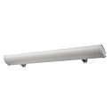 SLV LED Outdoor Wandleuchte VANO WING SP LONG, 120�, 49W, 3000K, 3140lm, CRI80, grau