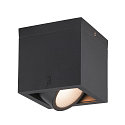 SLV outdoor ceiling luminaire ESKINA FRAME CL SINGLE CCT 1 flame, CCT Switch, adjustable IP65, anthracite 