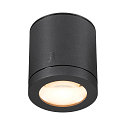 SLV LED Outdoor Deckenleuchte ENOLA OCULUS CL SINGLE, 100�, 11W, 3000/4000K, 1000-1100lm, CRI90, anthrazit