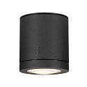 SLV LED Outdoor Deckenleuchte ENOLA OCULUS CL SINGLE, 100�, 11W, 3000/4000K, 1000-1100lm, CRI90, anthrazit